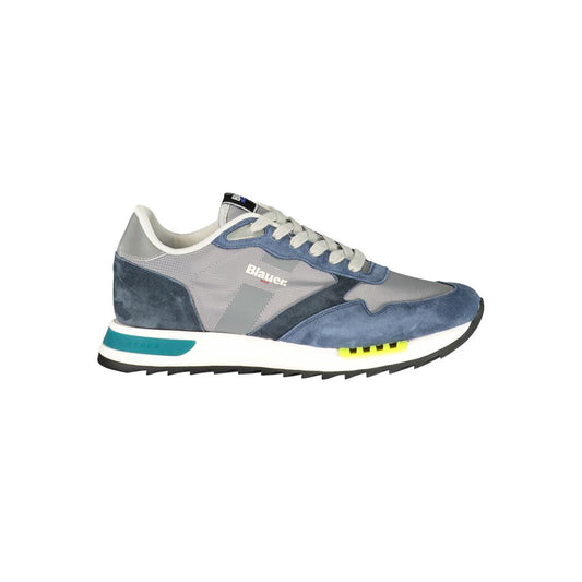 Blauer Blue Polyester Men's Sneaker
