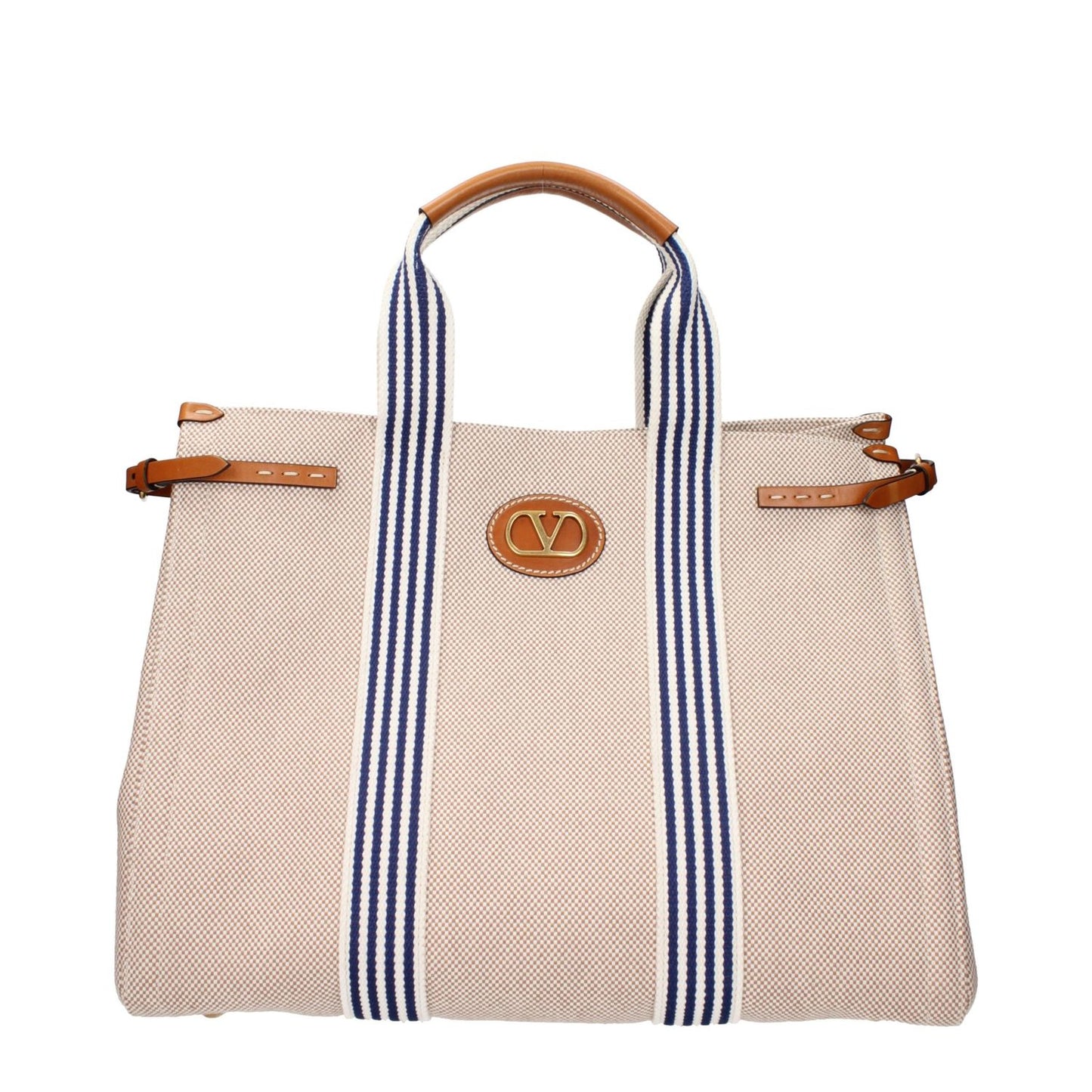 Valentino Garavani Beige Fabric Handbag