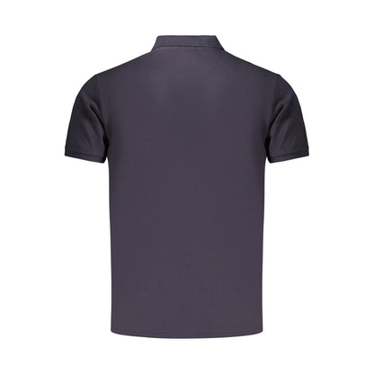 Coveri Moving Blue Cotton Men's Polo