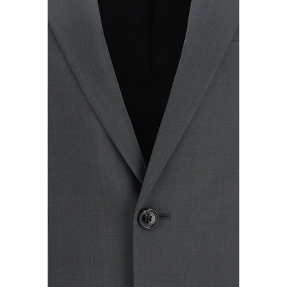 Valentino Gray Wool Oves Aries Jacket