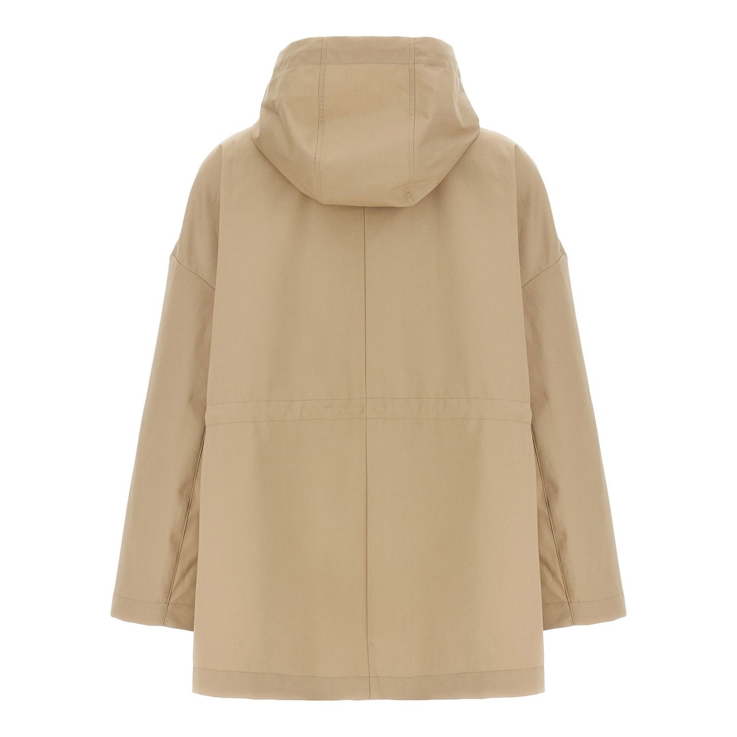 Moncler Beige Cotton Parka
