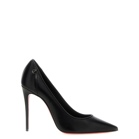 Christian Louboutin Black Napa Leather / Calf Bos Taurus High Heel Pumps
