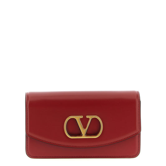 Valentino Garavani Multicolor Calfskin Clutch Bag