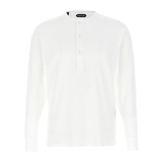 Tom Ford White Cotton T-Shirt