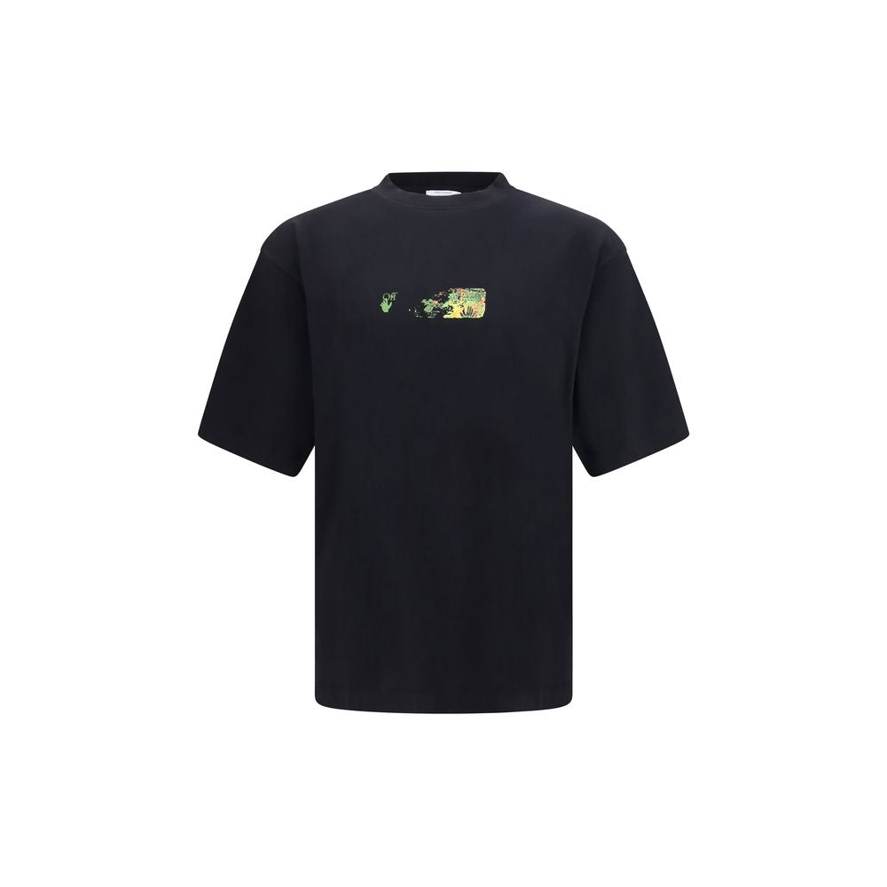 Off-White Black Cotton T-Shirt