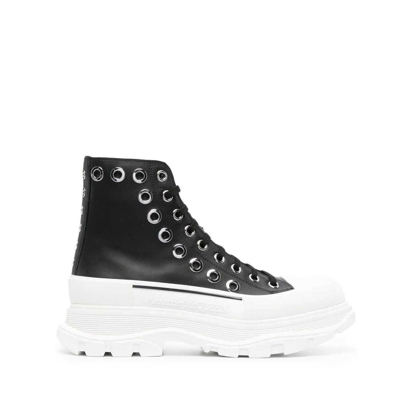 Alexander McQueen tread slick ankle boots