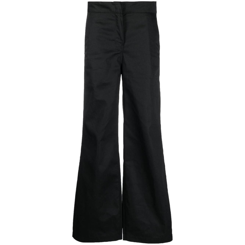 Palm Angels Trousers Black PWCA105S23FAB0011001