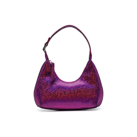 By Far Pre By Far glitter-detail shoulder bag