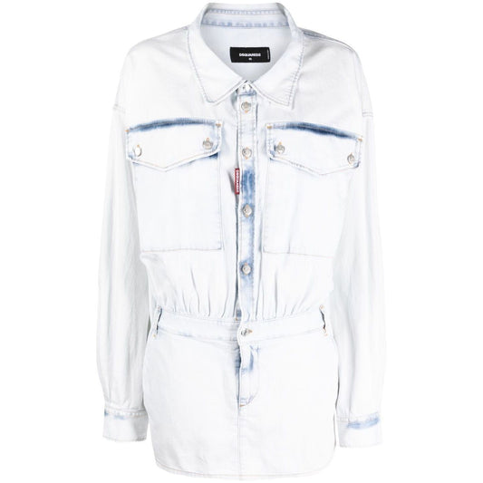 Dsquared2 Dresses Clear Blue Dresses