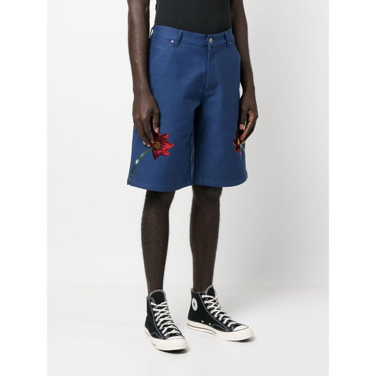 SKY HIGH FARM WORKWEAR Shorts Blue Short trousers