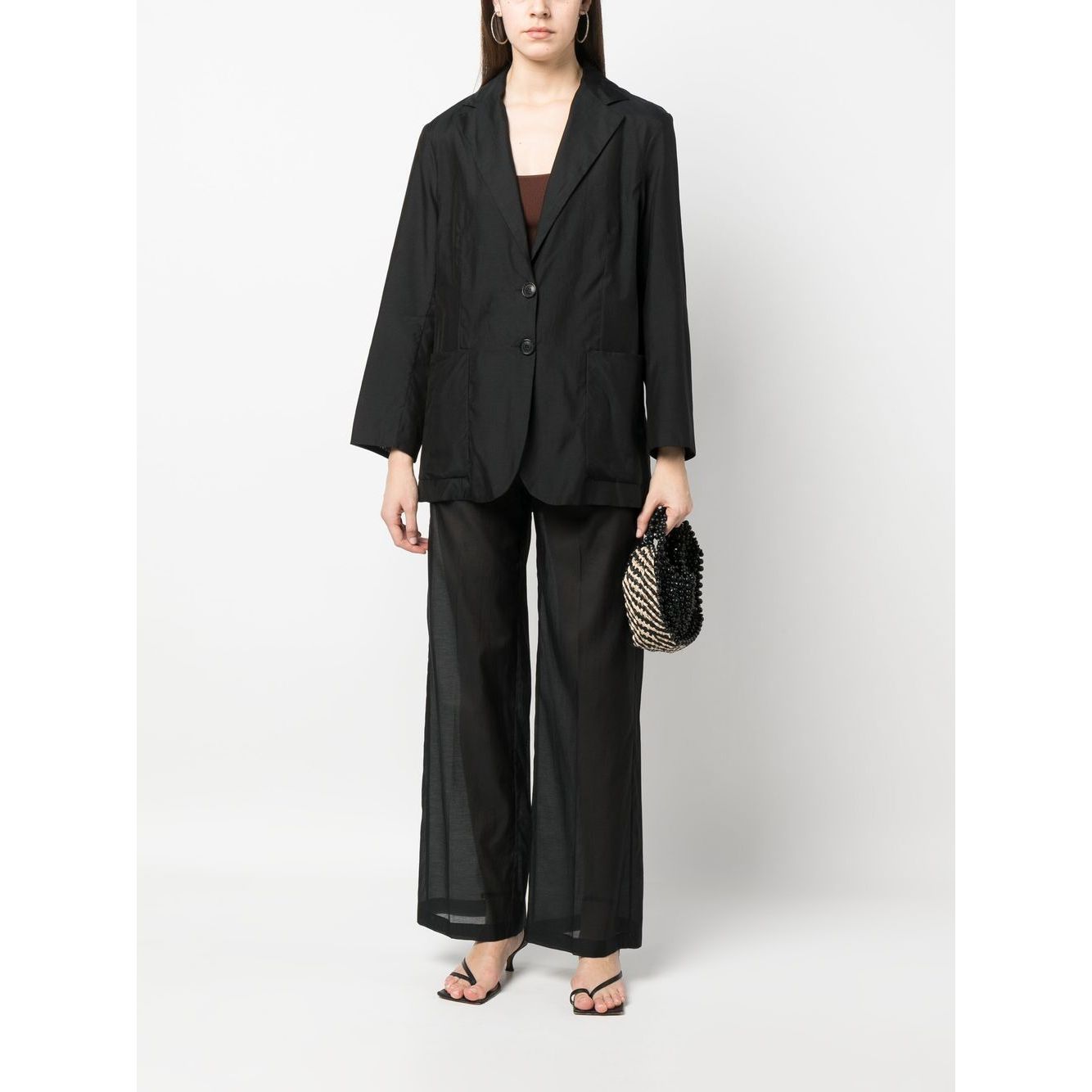 Erika Cavallini Semi-Couture Jackets Black Jackets