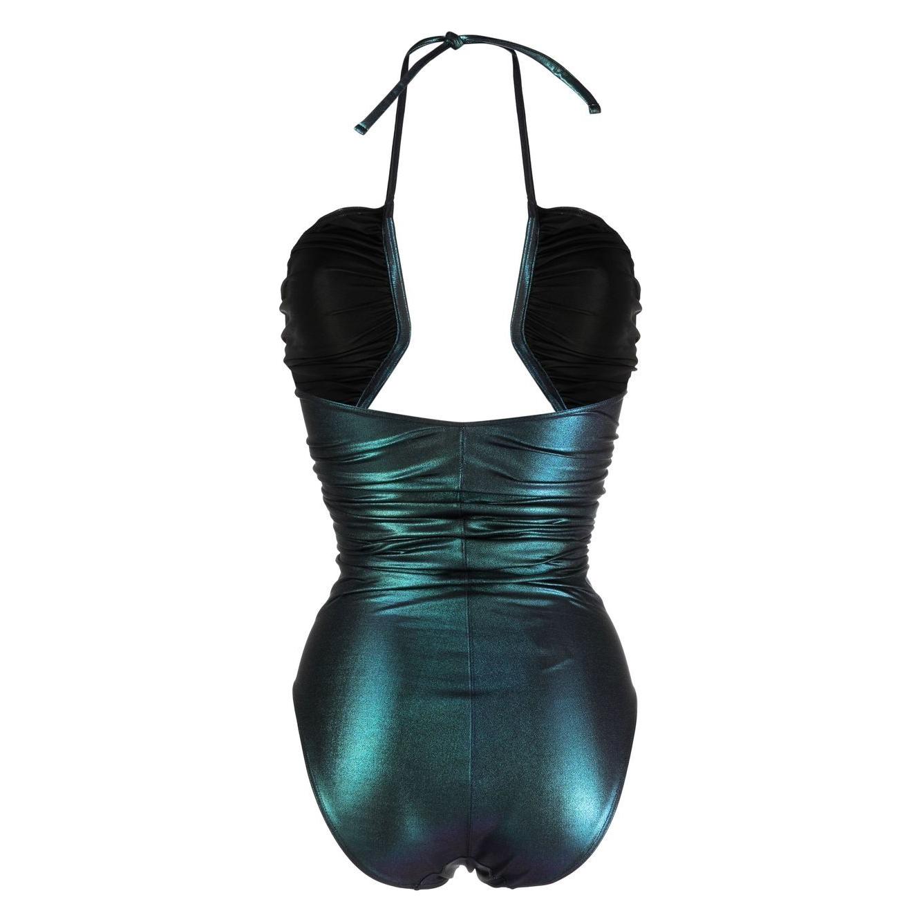 Front view with bag zipped and handles upright.