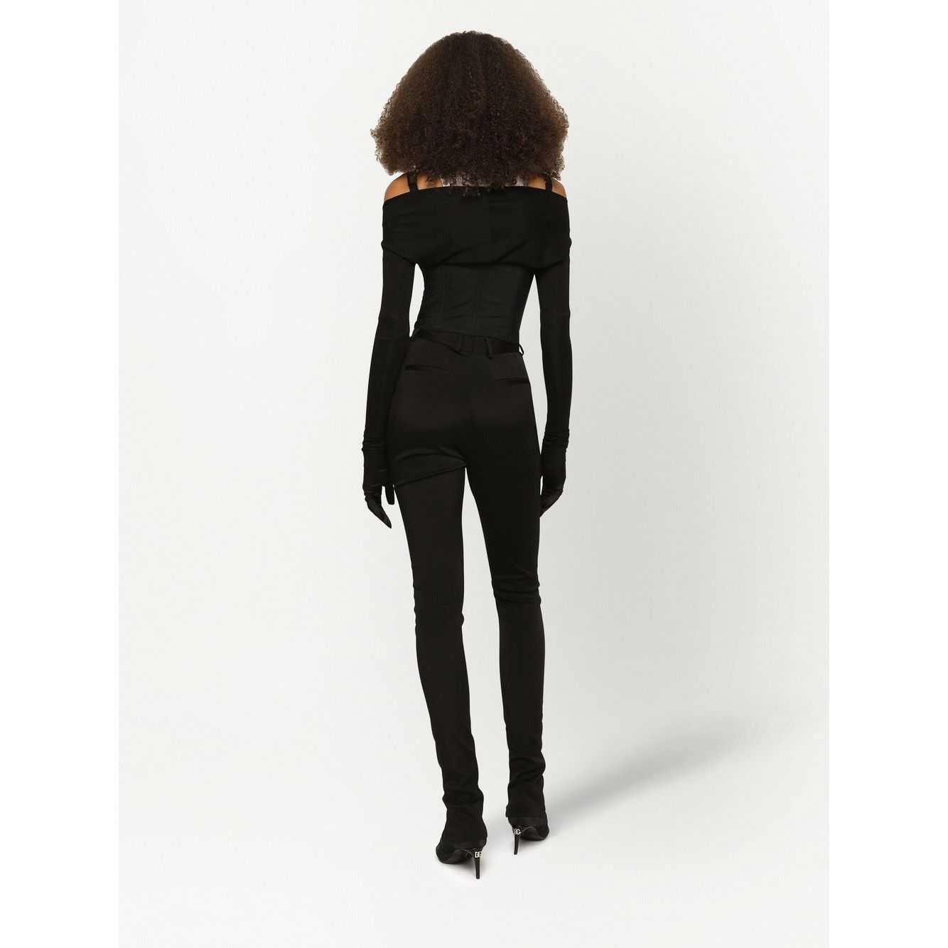 Dolce & Gabbana layered-shirt corset top Topwear