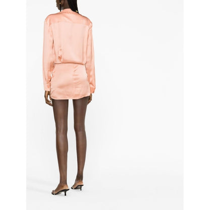 Off White twist-detail shirt dress Shirts