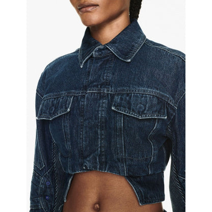 Off White Cropped denim jacket