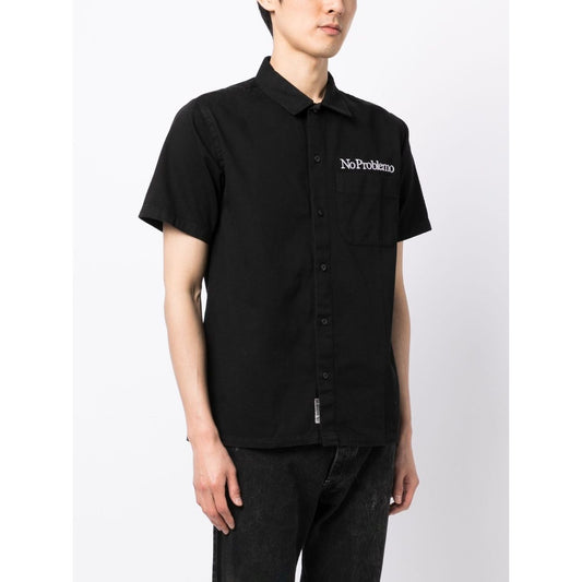 Aries Shirts Black STAR40114BLK