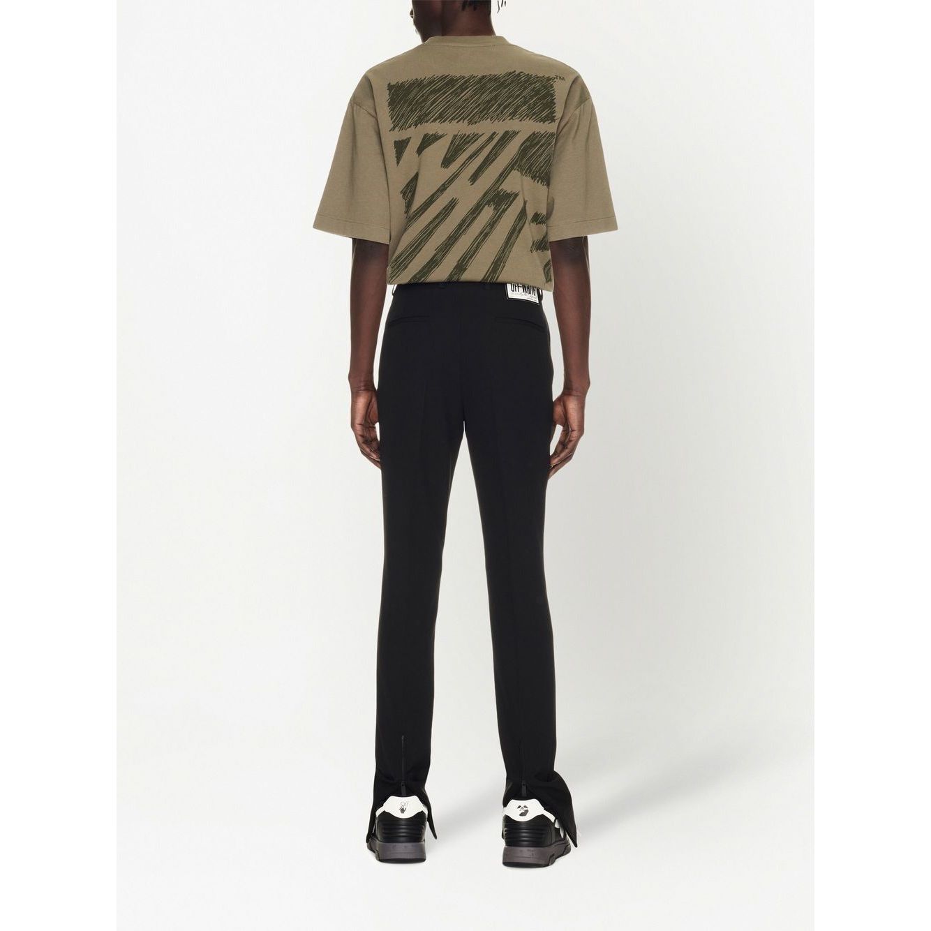 Off White Wool skinny trousers