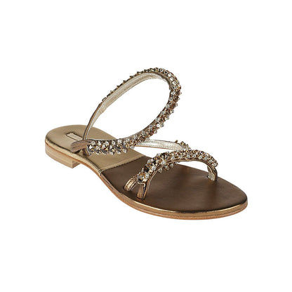 Emanuela Caruso Sandals Golden Sandals