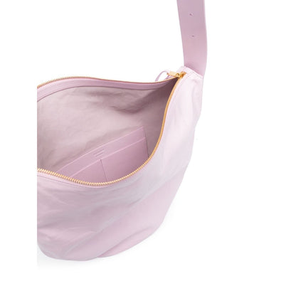 Jil Sander medium crinkled leather shoulder bag