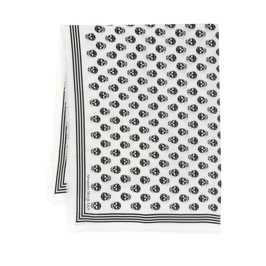 Alexander McQueen Skull wool scarf Scarves Hats & Gloves