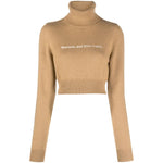 Palm Angels Sweaters Camel PWHF024F23KNI0016210