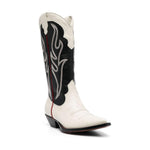 SONORA Boots Black SANTAFEMAXIFLOWER35VACCHETTABLACK/WHITE