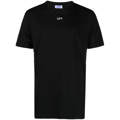 Off White Logo cotton t-shirt Topwear