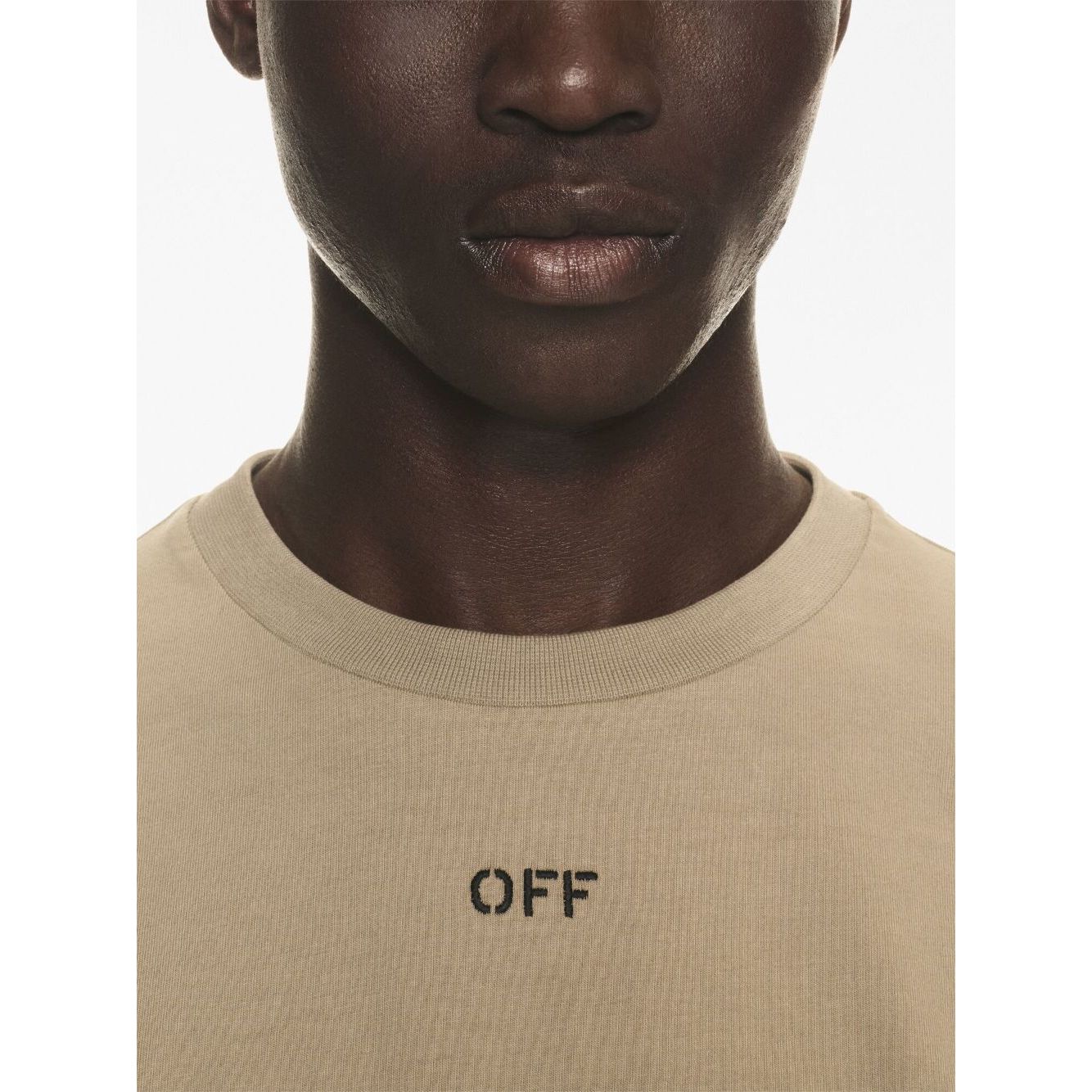 Off White Logo cotton t-shirt