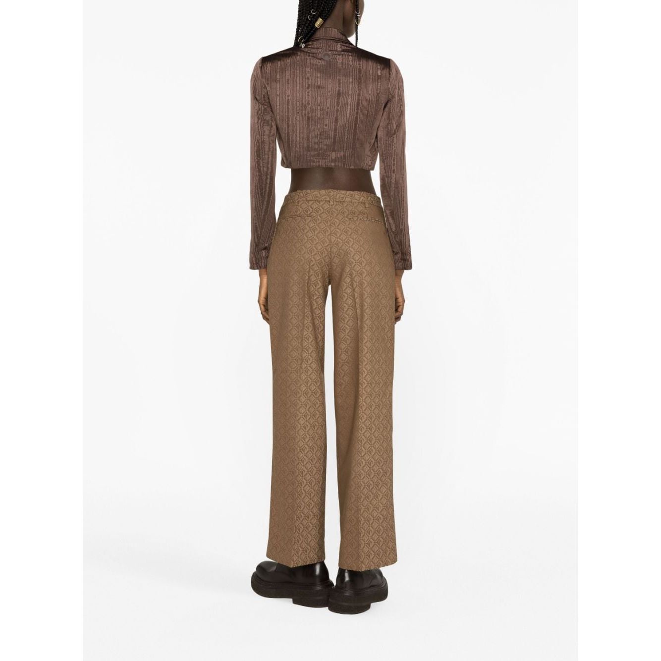 MARINE SERRE Trousers Beige