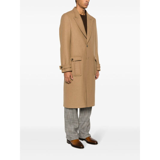 Etro Coats Beige Jackets Etro White Smoke
