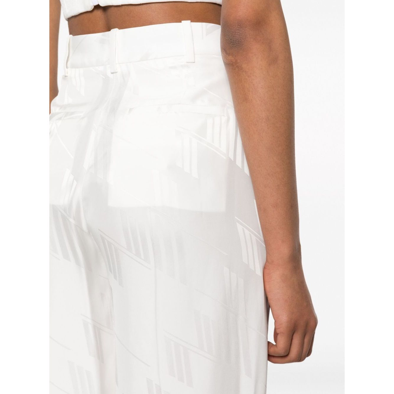 The Attico Trousers White