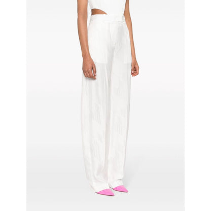 The Attico Trousers White