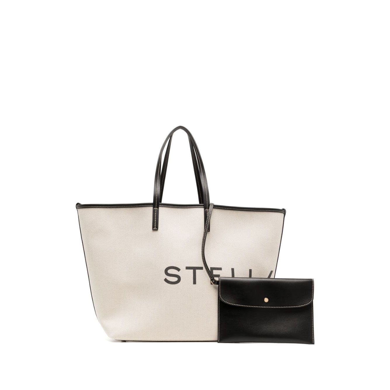 Stella McCartney Logo canvas tote bag