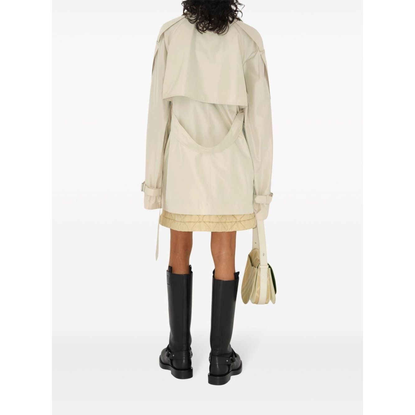 Burberry Short silk trench coat