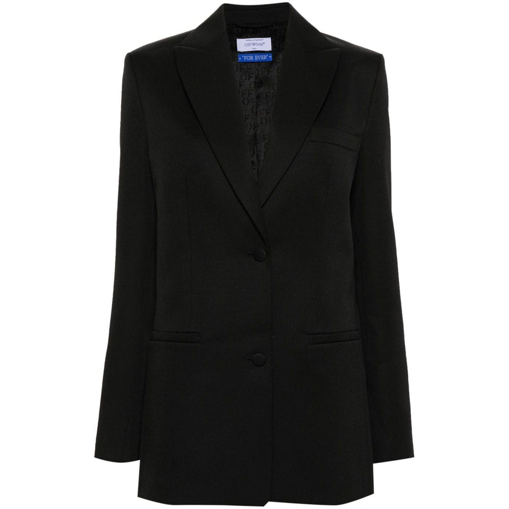 Off White single-breasted virgin-wool blazer Jackets