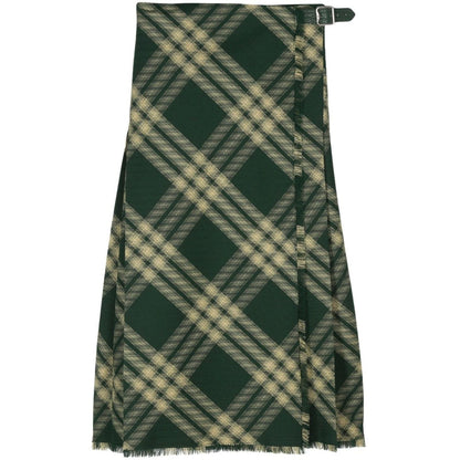 Burberry Pleated wool skirt