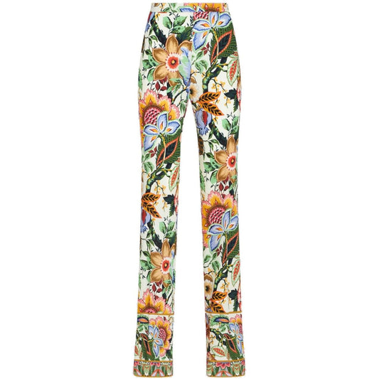 Etro Trousers White Trousers Etro Light Gray