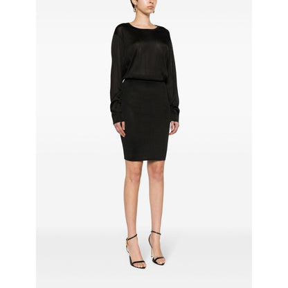 Saint Laurent open-back knitted dress Dresses