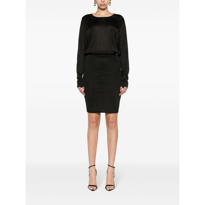 Saint Laurent open-back knitted dress Dresses