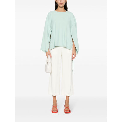 Erika Cavallini Semi-Couture Trousers White Trousers