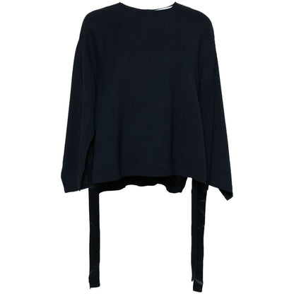 Erika Cavallini Semi-Couture Top Blue Topwear