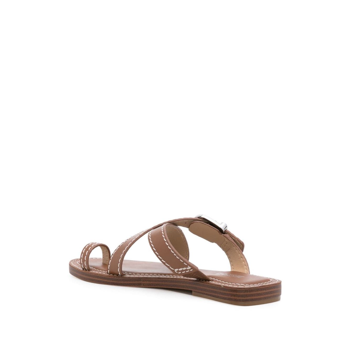 MMK Sandals Leather Brown Sandals