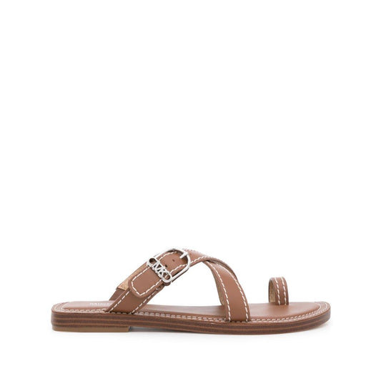 MMK Sandals Leather Brown Sandals