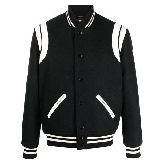 Saint Laurent  Coats Black Jackets Saint Laurent Black