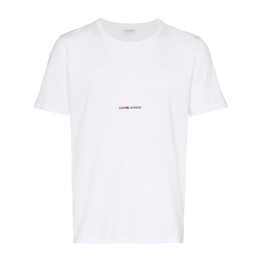 Saint Laurent  T-shirts and Polos White Topwear Saint Laurent White Smoke