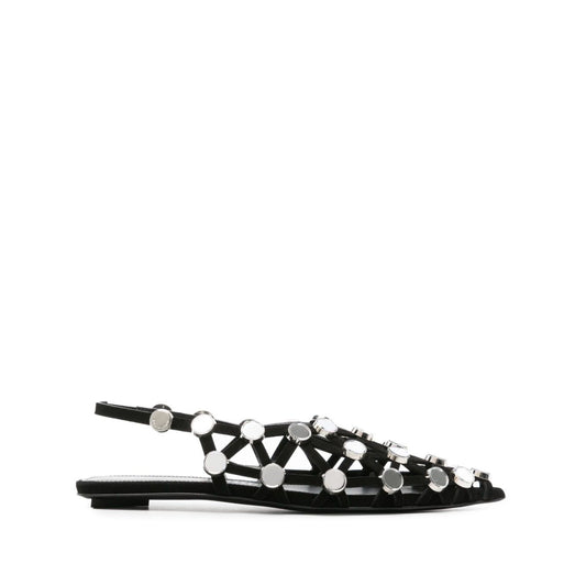 The Attico Flat shoes Black Flat Shoes