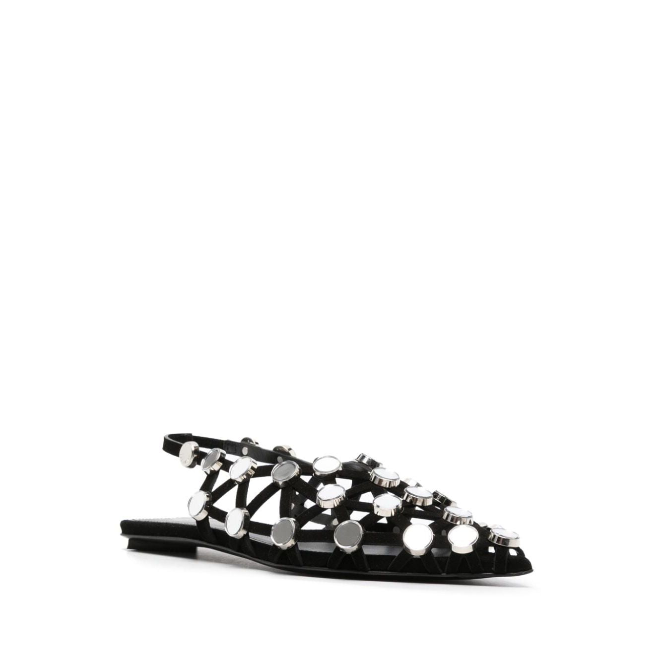 The Attico Flat shoes Black Flat Shoes