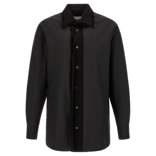 Maison Margiela Black Cotton Blouse