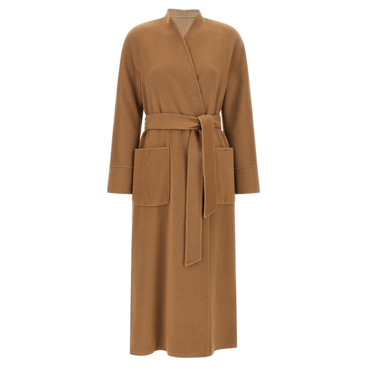 Max Mara Beige Wool Coat