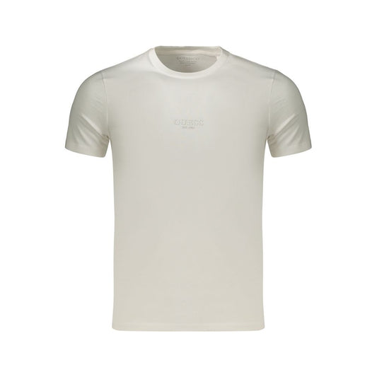 Guess Jeans White Cotton Mens TShirt